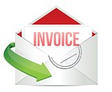 invoice Concept representing email