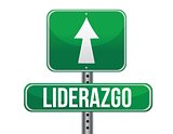 leadership green sign in spanish