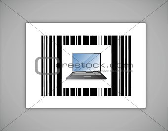 laptop upc or barcode