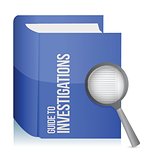guide to investigations book and magnify glass