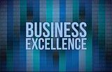 business excellence words on digital technology