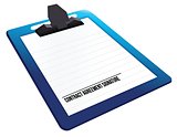 contract agreement signature on a clipboard