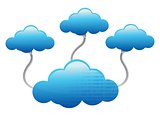 Cloud Computing electronic wifi Concept