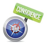 conscience Glossy Compass