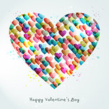 Valentine transparency heart love