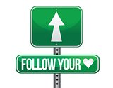follow your heart traffic road