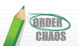 selecting between order and chaos