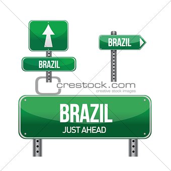 brazil Country road sign