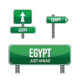egypt Country road sign