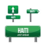 haiti Country road sign