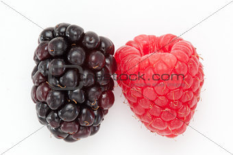 Blackberry and Raspberry