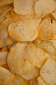 Chips laid out together