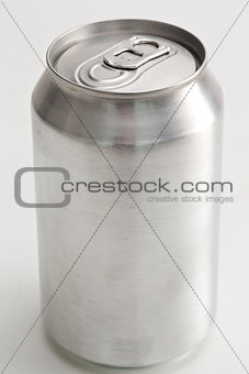 Close up of an aluminium can 