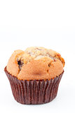 Close up of a baked muffin