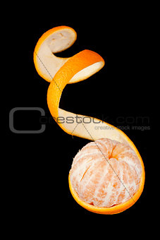 Mandarin with peel