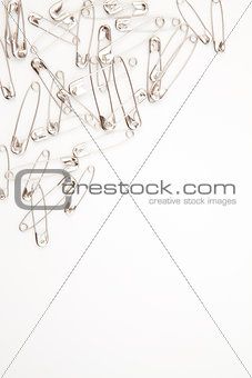 Grey paperclips 