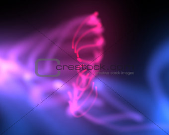 Blurred form of pink lights