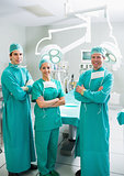 Surgeons smiling with arms crossed