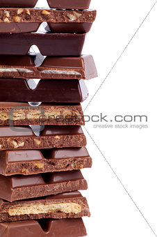 Frame of Chocolate Blocks