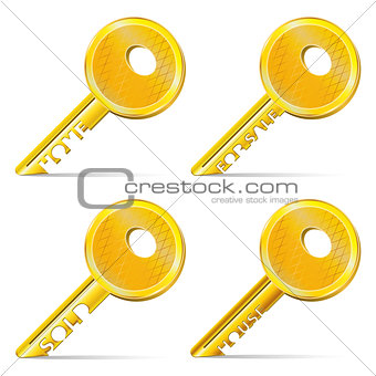 Set of Gold Keys