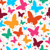 Spring butterfly pattern