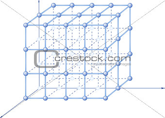 Molecular crystalline lattice