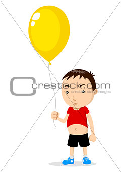 Kid With Balloon
