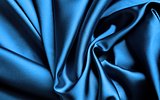 Blue silk.