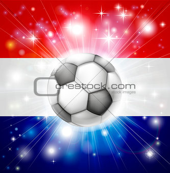 Dutch soccer flag