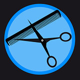 Barber tools - vector illustration