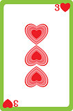 three of hearts