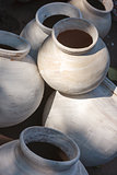 Clay pots for sale. India