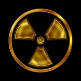 Nuclear radiation vector symbol