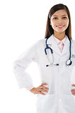 Attractive Southeast Asian female medical doctor