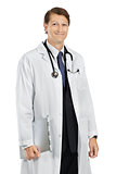 Confident attractive medical doctor