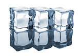 Three ice cubes 