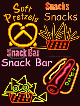 Neon Lights Snack bar 1