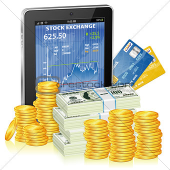 Financial Concept - Make Money on the Internet