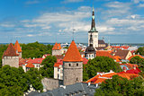 Old City of Tallin in summer