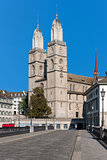 View on Grossmuenster in Zurich