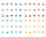 Set of e-commerce icons