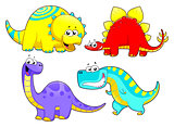Dinosaurs Family. 