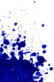 Blue splatter