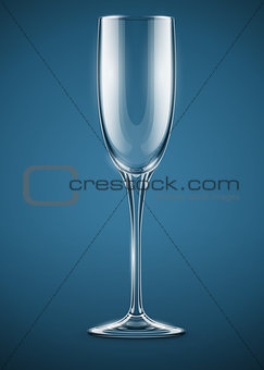 glass goblet for wine drink