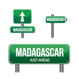 madagascar Country road sign
