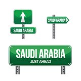 saudi arabia Country road sign