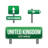 united kingdom Country road sign