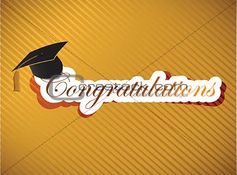 graduation - Congratulations lettering