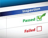 Inspection Results business paperwork
