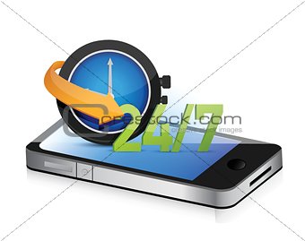 24 7 on the move smartphone